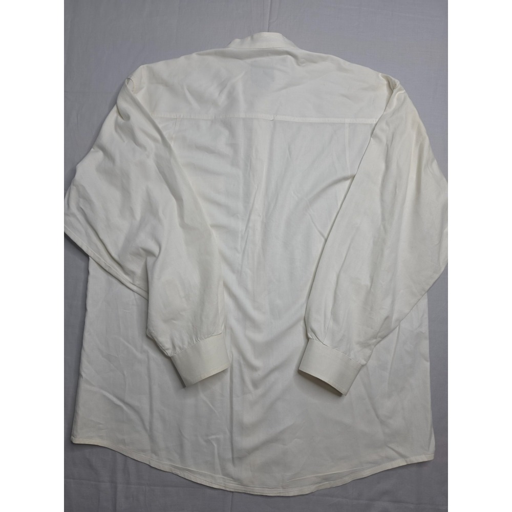 Bruno Shirt Men's Medium Beige 100% Cotton Long Sleeve Button-Up Everyday Wear - Picture 2 of 6